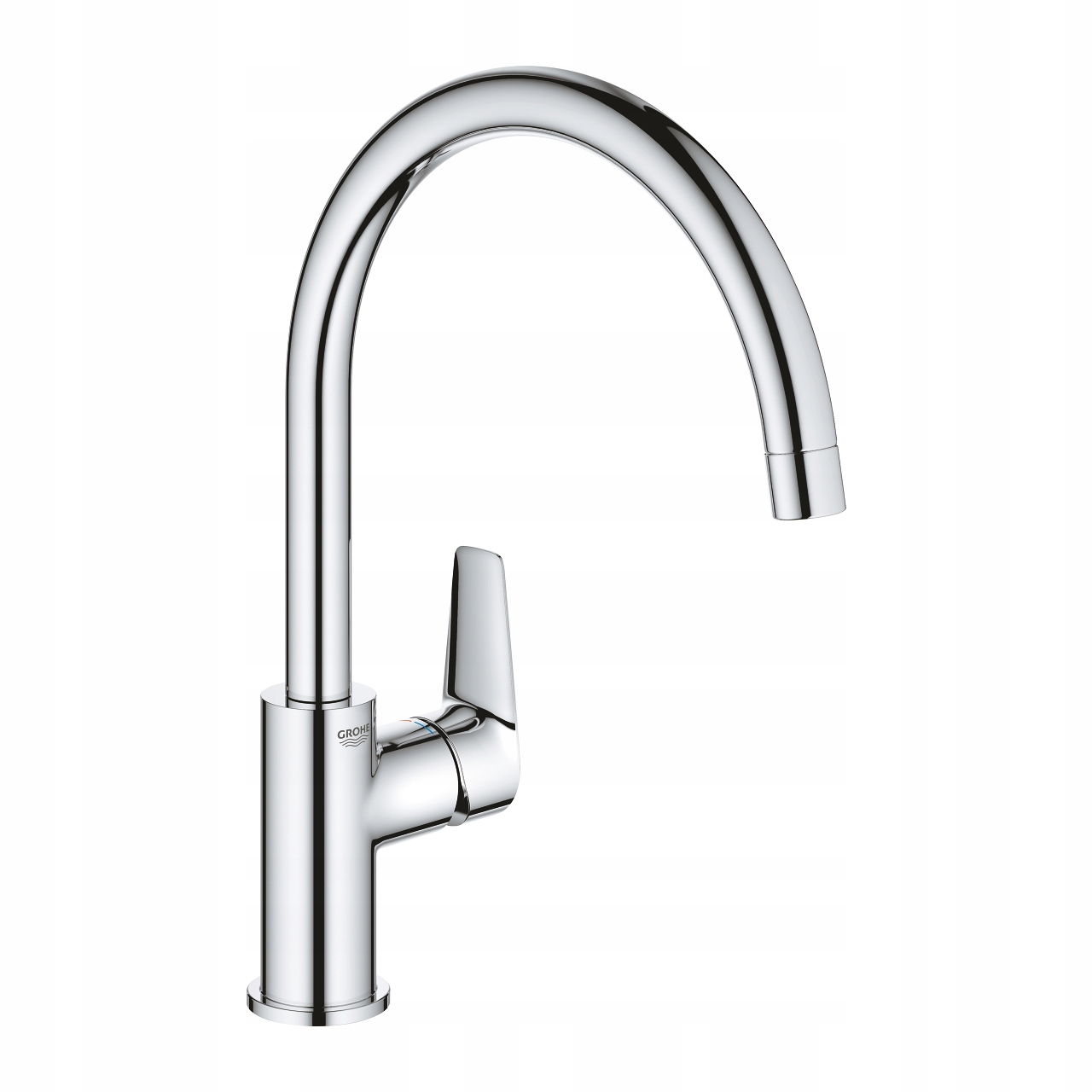 Grohe BAUEDGE kuchynská stojanková batéria strieborná