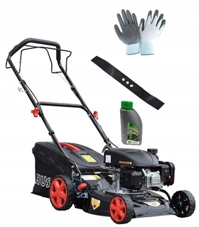 Benzínová, naftová kosačka - Benzínová kosačka Husar s objemom 123 cm³. 50 l kôš, šírka rezu 43 cm