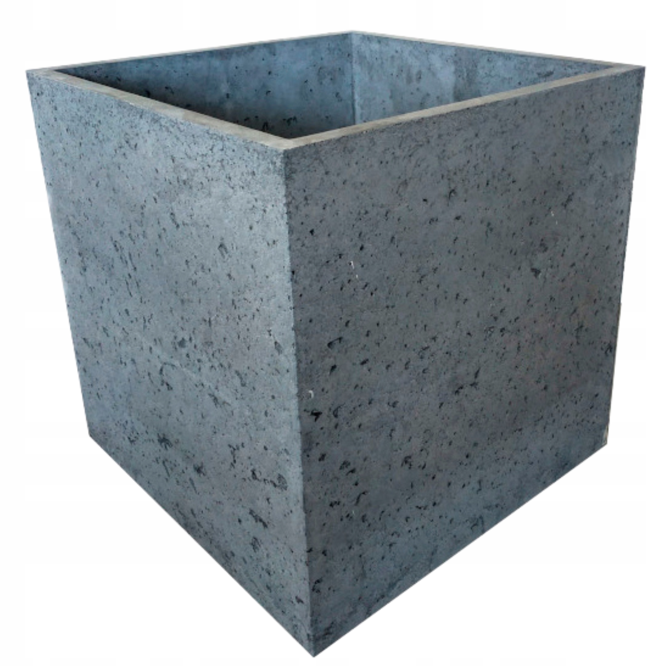 Mrazuvzdorný architektonický betónový kvetináč 110 kg – 50 × 50 × 50 Abiko