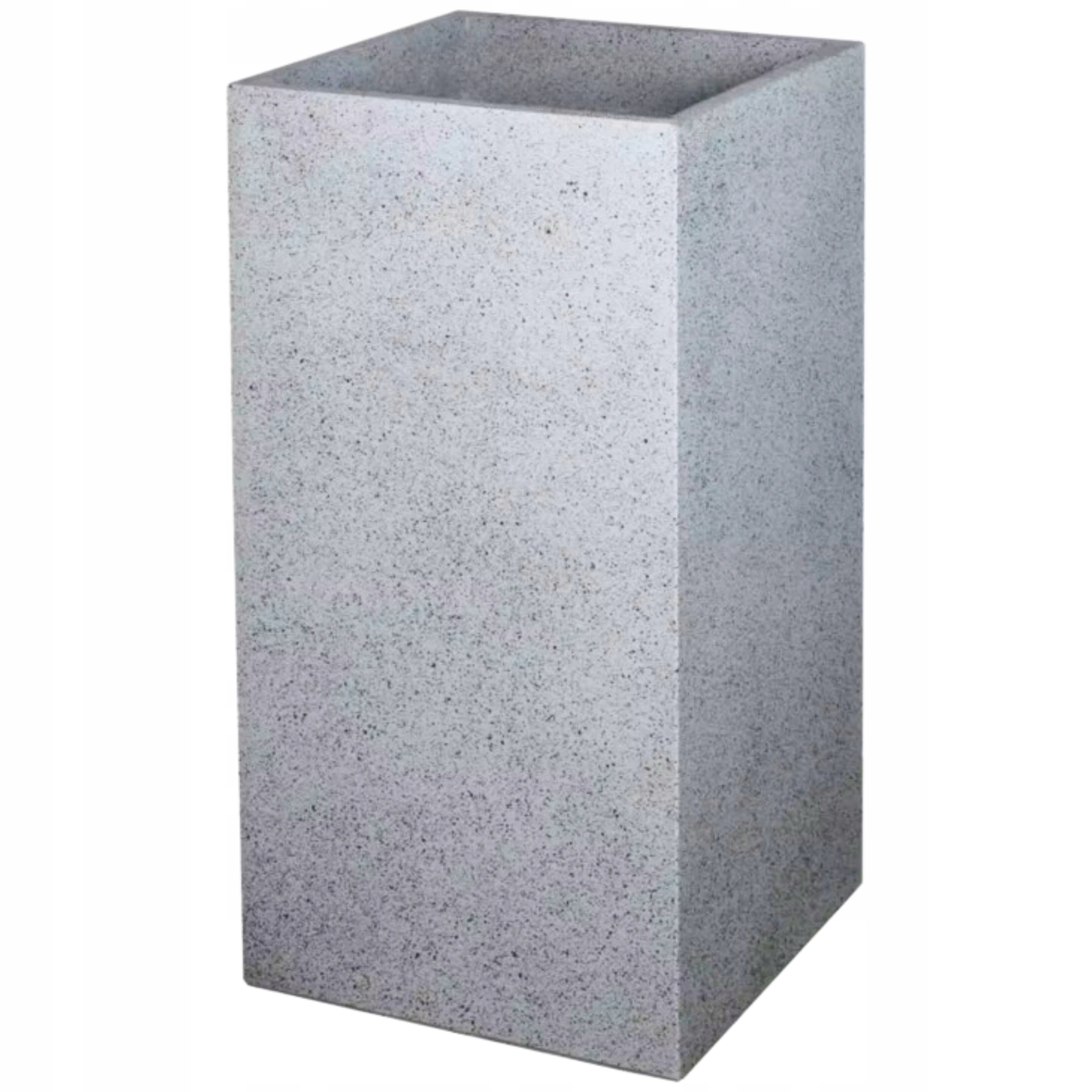 Mrazuvzdorný architektonický betónový kvetináč 190 kg – 40 × 40 × 65 – Abiko