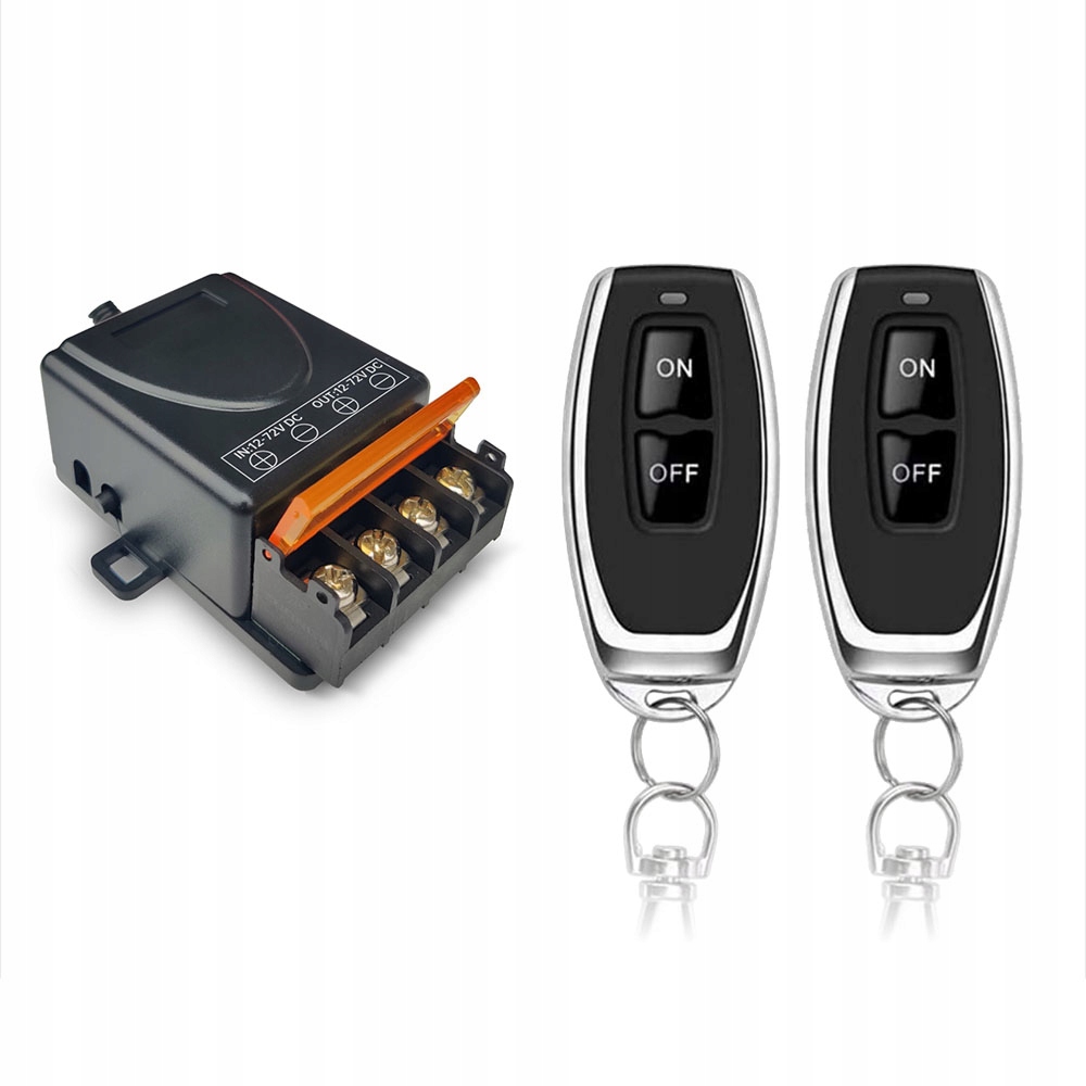 Bezdrôtový RF reléový modul prijímača 433 MHz 30 A DC 12 V 24 V