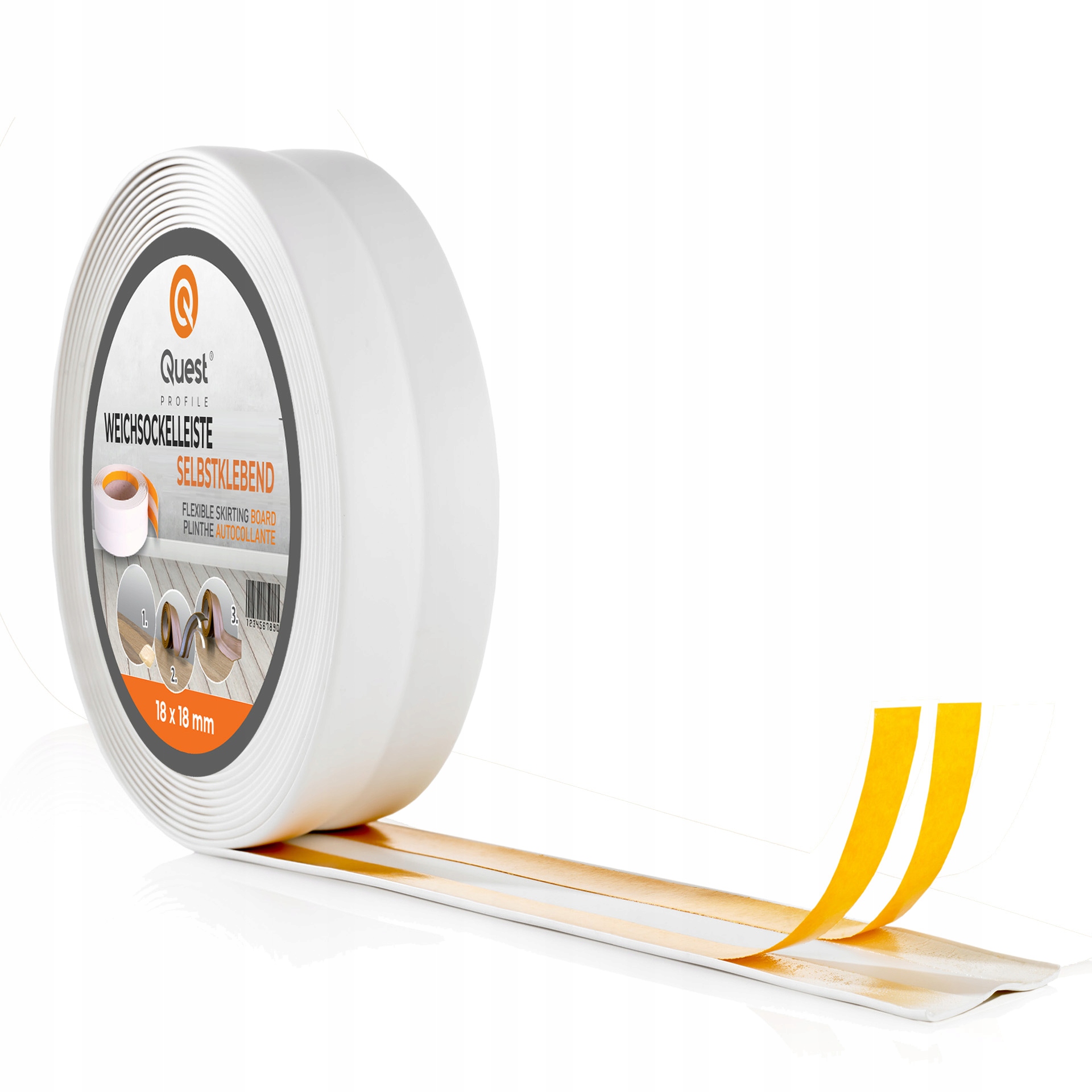 Questprofile PVC páska 30 x 30, dĺžka 500cm, biela