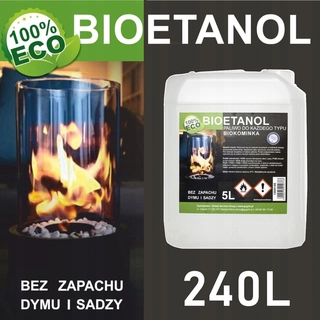 Biokrb - Bioetanol biopalivá pre Biokrby 240l veľkoobchodné 48x5l