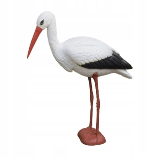 Dekorácia do jazierka - Bocian 80cm skvelá ozdoba do záhrady