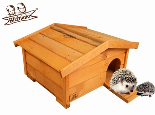 Hniezdny box pre ježka. Domový prístrešok, drevo 37x47x25