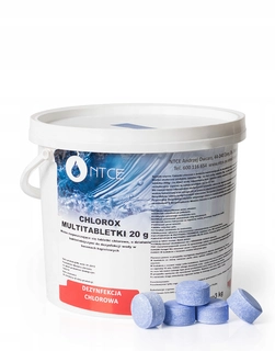 Bazénová chémia - Chlórové tablety Ntce 3 kg 3 l
