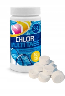 Bazénová chémia - Chlór Gamix tablety 1 kg 1 l