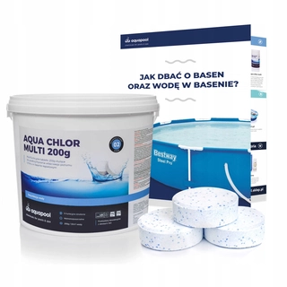 CHLOROVÉ TABLETY MULTI 6v1 200g 5kg PLÁVAJÚCA CHÉMIA