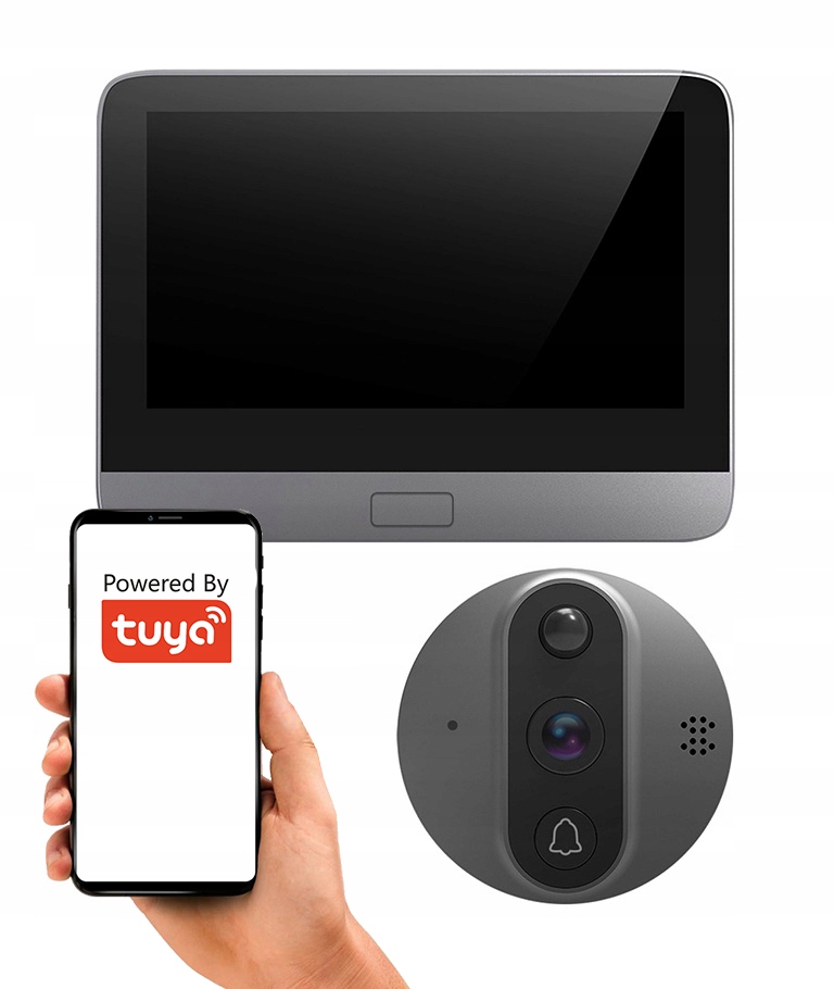 SMART VIEWER JUDAS DVERNÝ ZVONOK PIR WIFI TUYA
