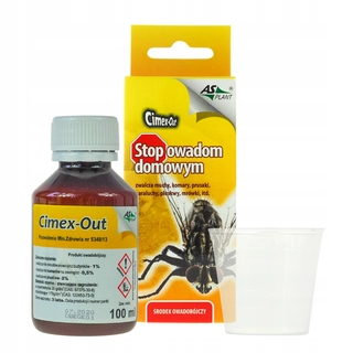 Repelent proti hmyzu - Tekutý prostriedok proti švábom, kliešťom, komárom, moliam, mravcom, muchám, plošticám, rybkám Asplant 0,15 kg 50 ml