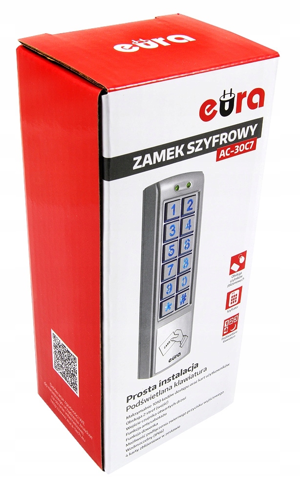 Eura AC-30C7 kombinačný zámok 12-24V