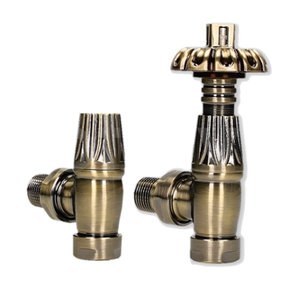 Hlavica, ventíl - Crocus Chladič Retro ventily, bronz Antique TRV