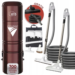 Centrálny vysávač -  Cyclovac H615 2 Optima Max 9m Cleaning Sety