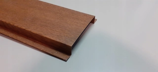 Pletivo, oplotenie - Lichobežníkový žľab 16cm plotový panel Zlatý dub, rozpätie