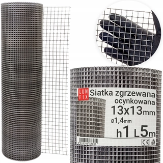 Pletivo, sieť - Lun Fix pozinkované zvárané pletivo 100 cm 13x13 fi 1,4 mm