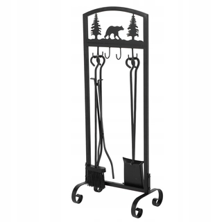 Príslušensvo ku  krbu - Black Tools Kusy / Krbový set 5