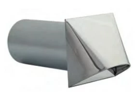 Potrubie, rozvody ku krbu - ventilácia vzduchu Drop 100mm Chromium Darco