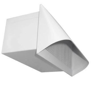Potrubie, rozvody ku krbu - Obdĺžnikový launcher biela 200x50mm