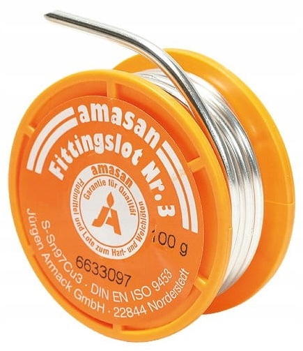CÍN NA SPÁJKOVANIE MEDENÁ MÄKKÁ PÁJKA 100G 2,5MM