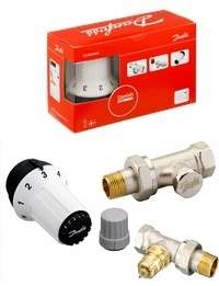 Hlavica, ventíl - Danfoss - Simple Panda Set TRV Set 013G5164