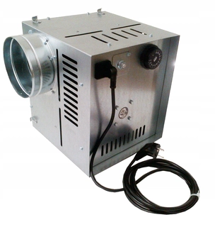 Ventilátor ku krbu, kachliam - DARCO AN1 napájanie fotoaparátu turbína 400 m3 / h fi 125 mm