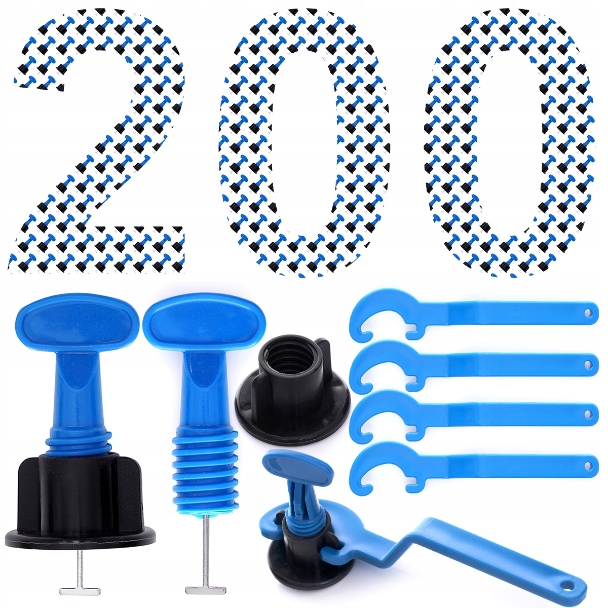 Montážne kliny TAGRED 200 ks.