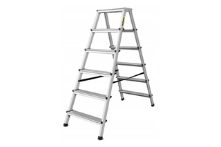 Rebrík - Najdôležitejší dvojitý rebrík 2x6 pl 125 kg