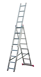 Rebrík -  Hliníkový rebrík 3x7 Krause Corda 5,40 m 10377