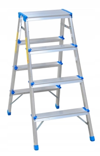 Rebrík -  Dvojitý hliníkový rebrík 90 cm DR8003 DRABEX