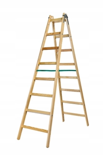 Rebrík -  Drevené rebríky Branga Premium 2x8 úrovne 240c