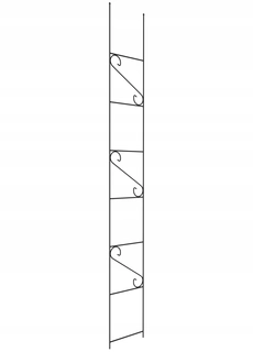 Perangola -  ŽEBROVÝ PODPORA ZÁHRADNÁ ZÁHRADA NA KVETY 210cm