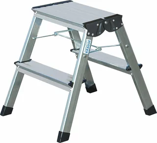 Rebrík -  Dvojité krause Treppa 2x2 2,45 m rebrík rebríka