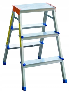 Rebrík -  Rebrík, stolička 68 cm 2 stupne platforma 7002 Drabex