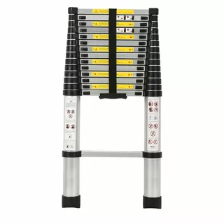 Rebrík -  Teleskopický rebrík 4,4 m 440 cm hliníkový hliník