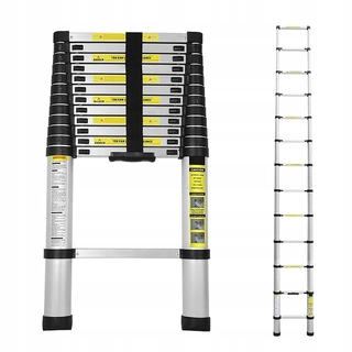 Rebrík - ALU 3,8 m teleskopický rebrík