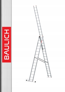 Rebrík -  Multifunkčný hliníkový rebrík 3x16 Baulich Pro