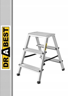 Rebrík - Dvojitý -Domáca rebrík 2x3 DRABEST LABDER *