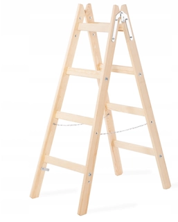 Rebrík - REBRÍK, drevený, maľovací, rozmiestnený 2x4 PRODRAB