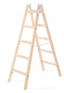 Rebrík - Maľovanie dreveného rebríka 2x5 Prodrab