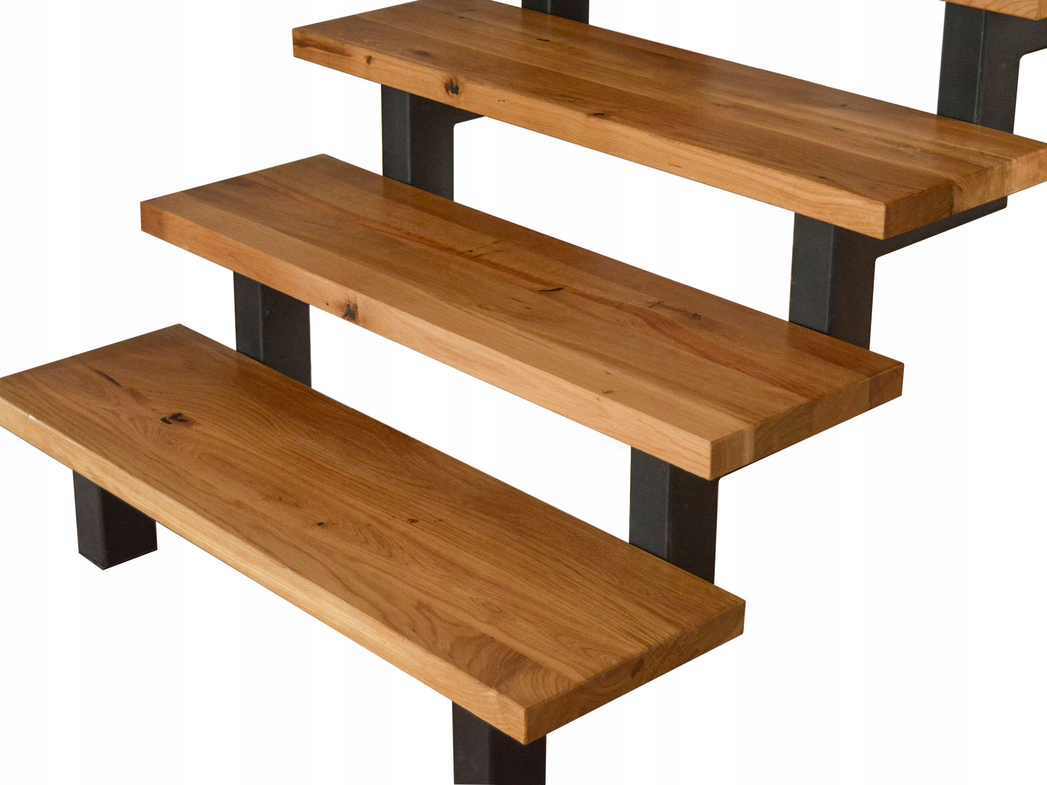SCHODY DREVENÉ, dubové stupne, podstupnice 100x30x4