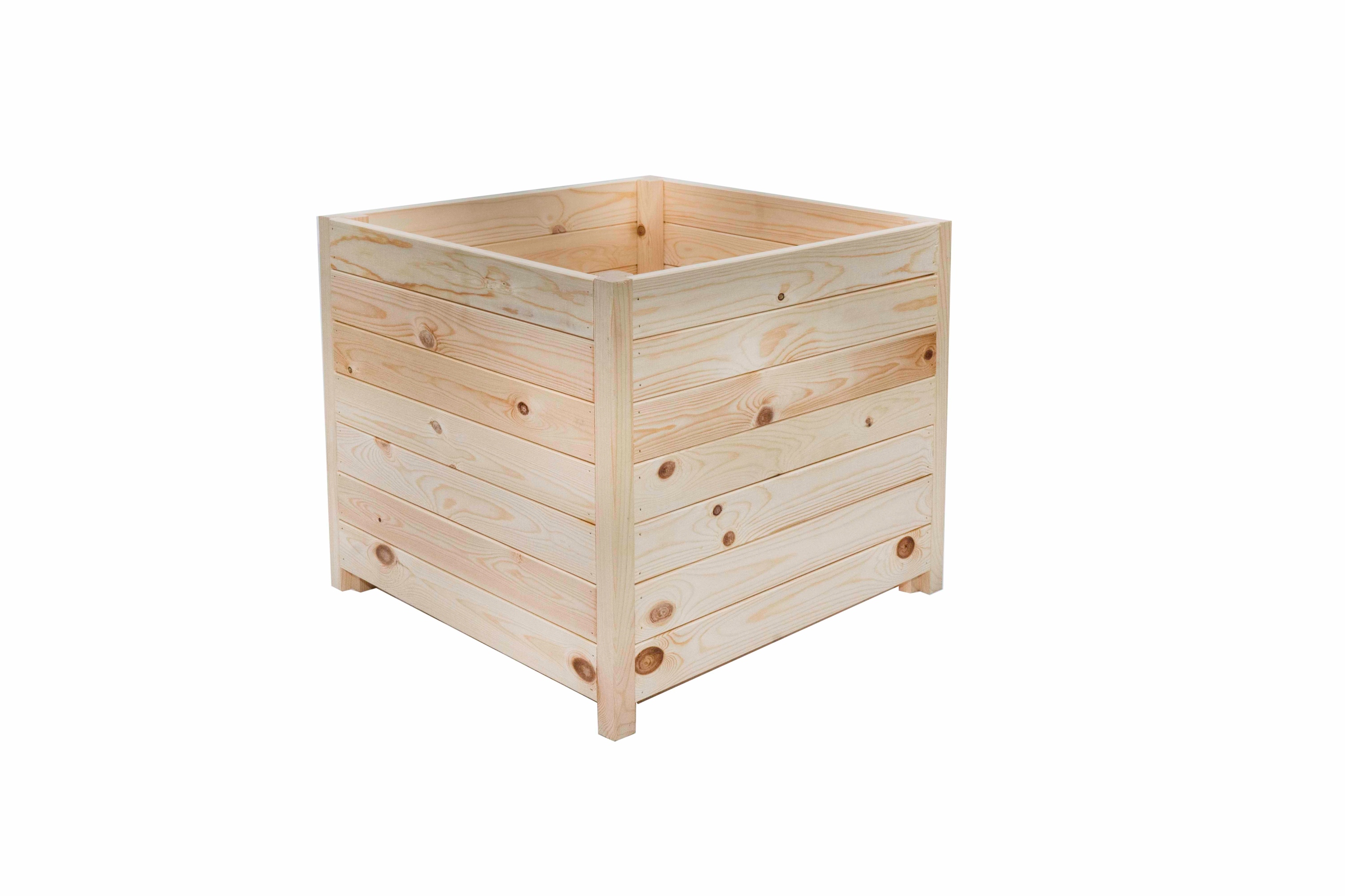 Kvetináč Stolmar 50 cm x 50 x 50 cm prírodné drevo