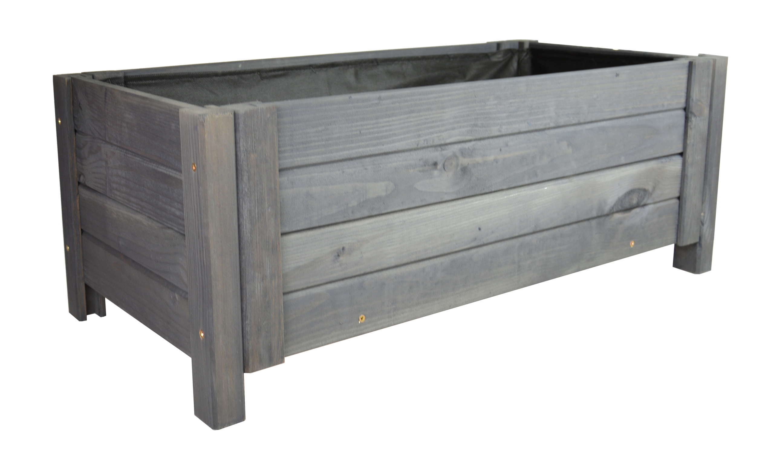 Kvetináč WickerWorks 79 cm x 39 x 29 cm biele drevo, grafit, odtiene hnedej a béžovej, odtiene sivej a striebornej, odtiene žltej a zlatej, palisander