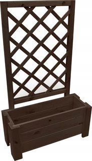 Kvetináč na terasu - Drevený hrniec - kvetinový záhon + Pergola 135h Palisnader