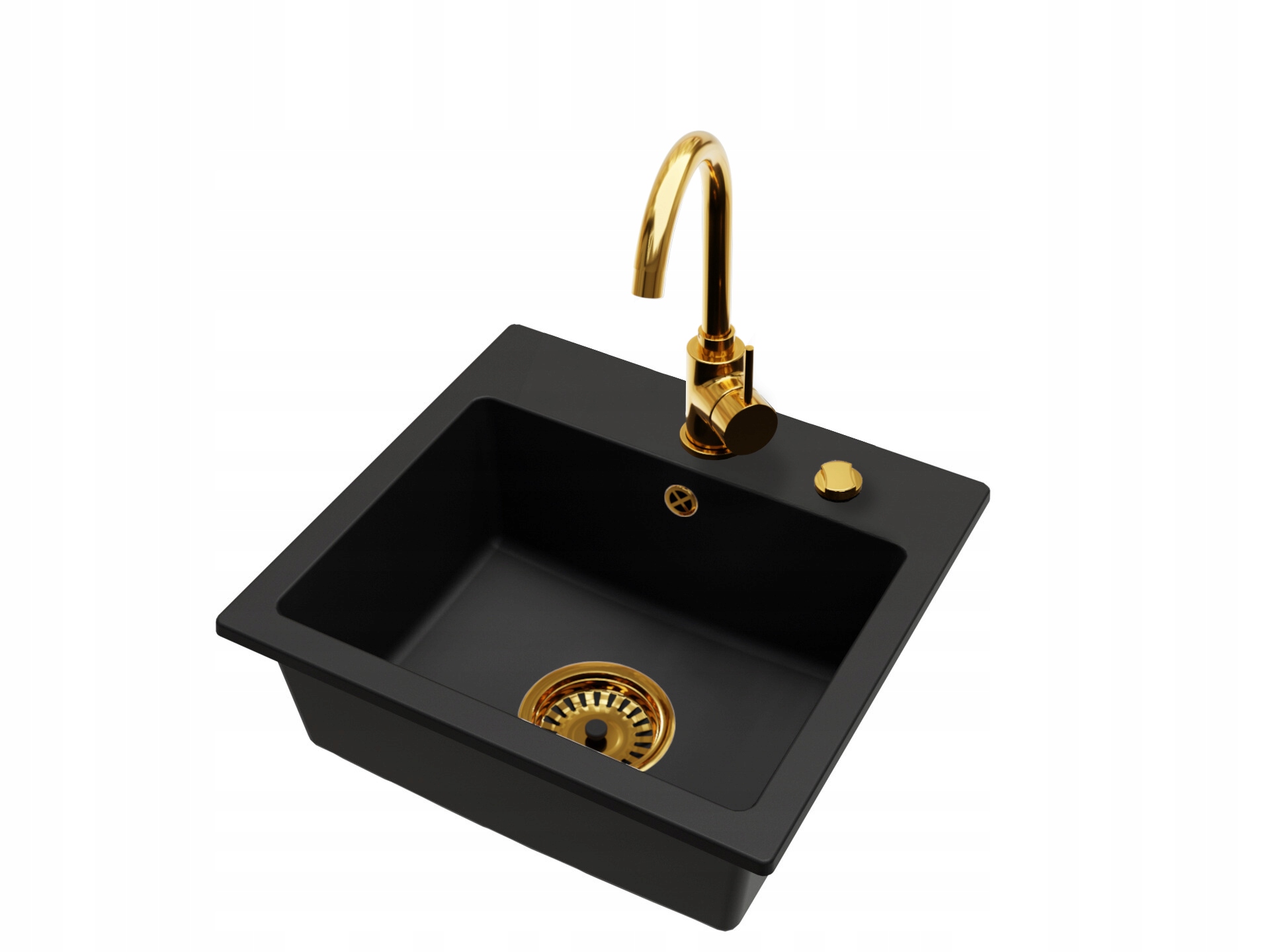 Brado DON drez jednomiskový BETA batéria Siphon Automatic Gold black granit