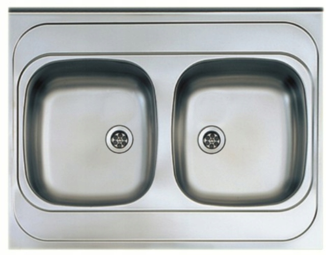 Royal sanitárne umývadlo s jednou misou, 1 oceľ