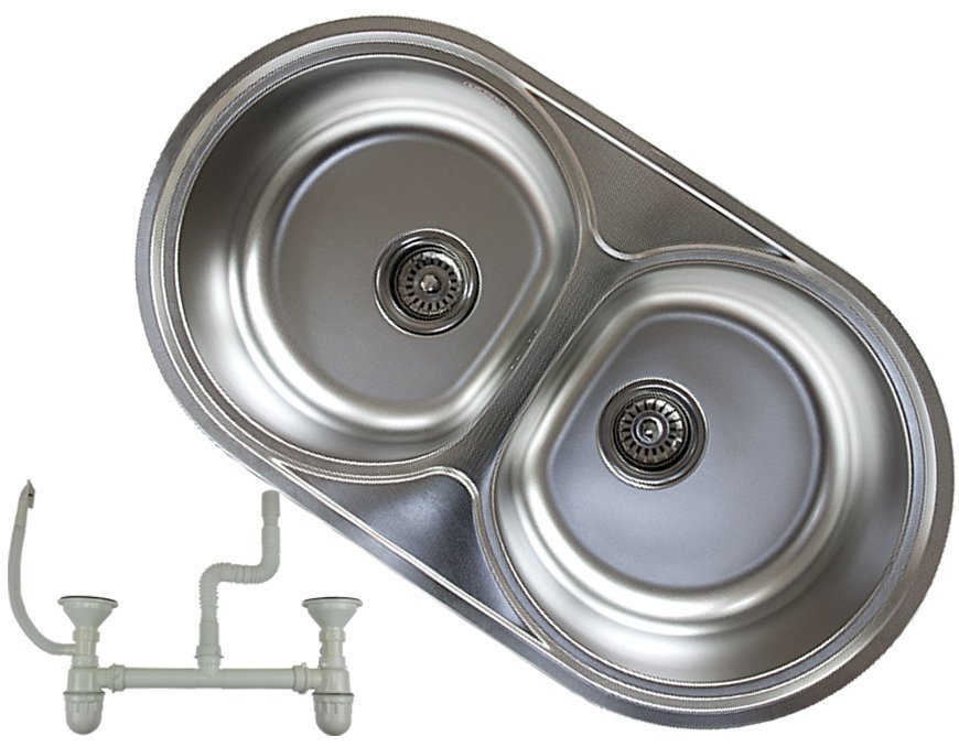LAZUR EXCLUSIVE SINK dvojmiskový drez, nerez