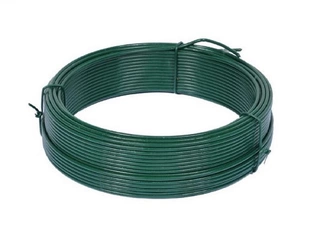 Pletivo, oplotenie - NAPÍNACÍ DRÔT PRE PLETIVO 2,5 PVC Zelený 3,6 200 m