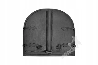 Udiareň - LITÉ ŽELEZNÉ DVERE B01 - 52X56 CM