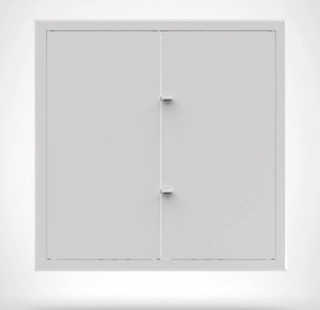 Revízne dvierka - Credit dvere METAL MAXI gombík 110x110