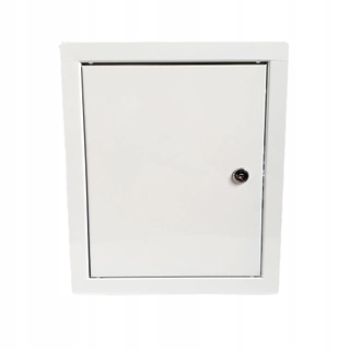 Revízne dvierka - KOVOVÉ BIELE REVÍZNE DVERE 60x60 PL zámok